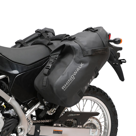 Rhinowalk Waterproof Motorcycle Saddle Bags – 18L/28L/48L Universal