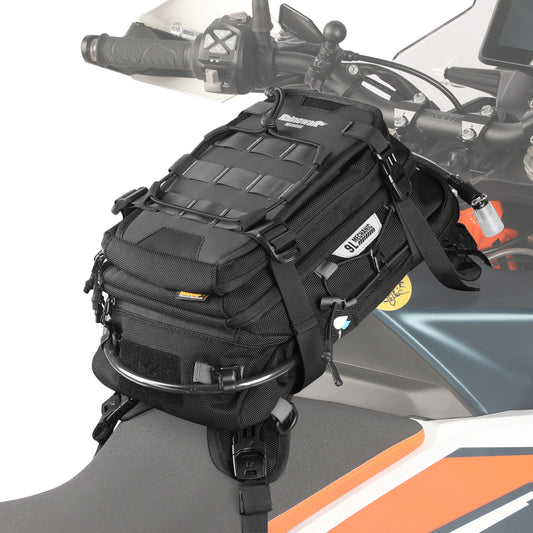 Rhinowalk 9L Motorcycle Tank & Riding Backpack – Waterproof, 1.5L Hydration
