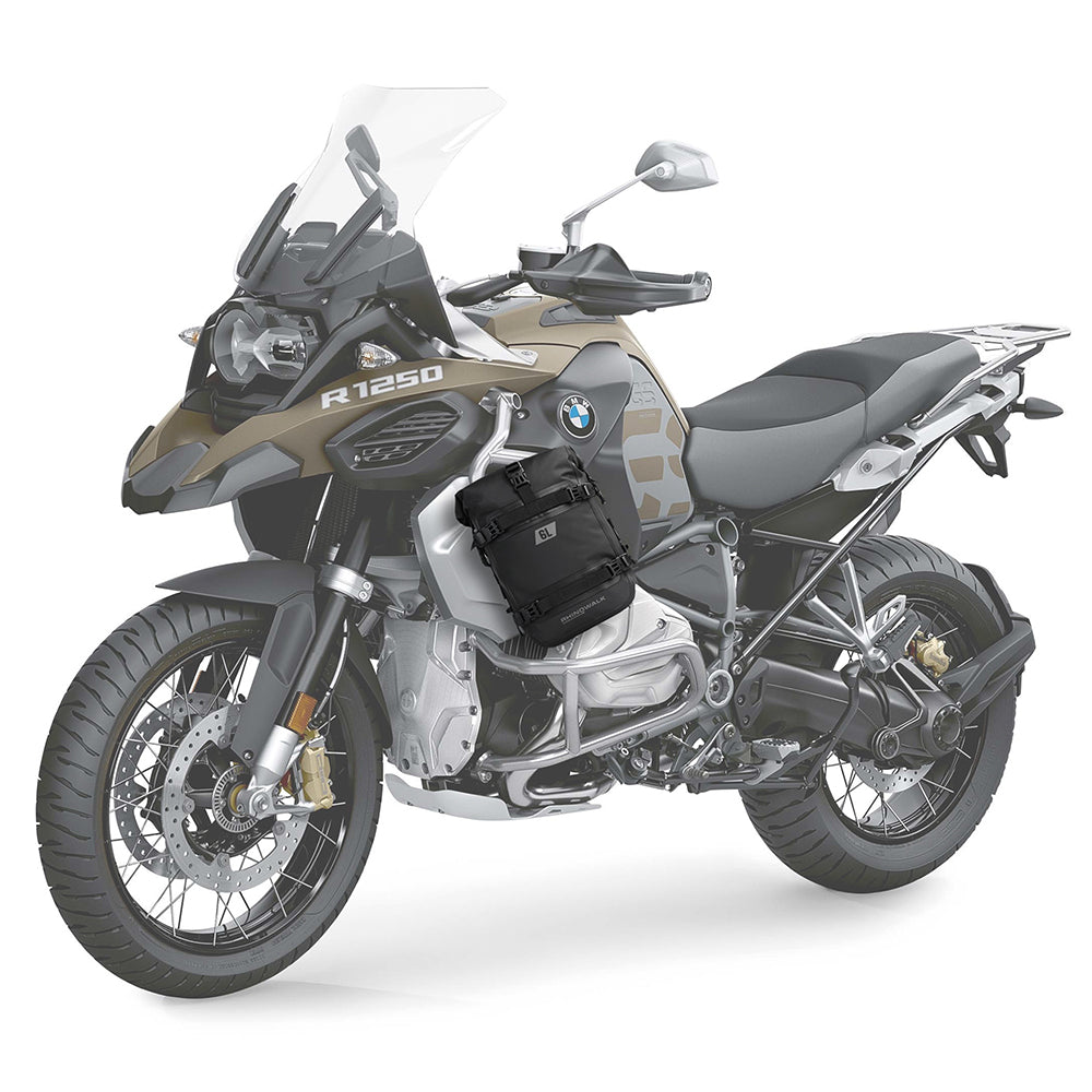 Rhinowalk 6L Waterproof Motorcycle Front Bumper & Tail Side Bag