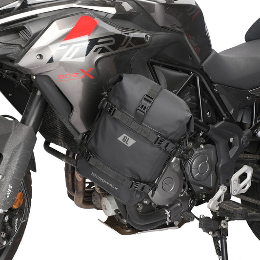 Rhinowalk 6L Waterproof Motorcycle Front Bumper & Tail Side Bag