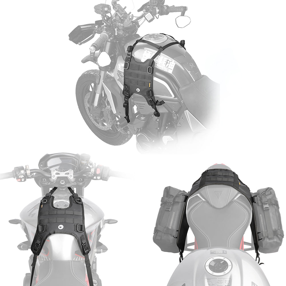 Rhinowalk Universal Motorcycle Tank/Bumper Saddle Bag Mounting Base