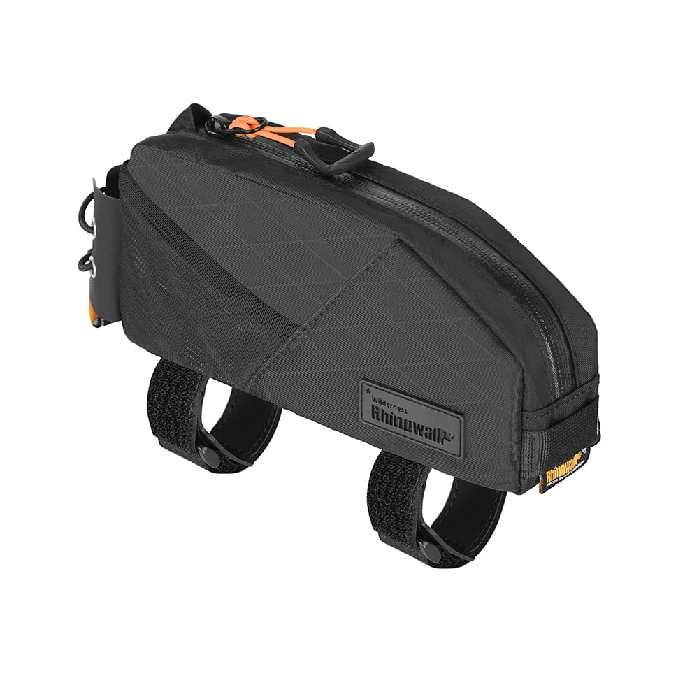Rhinowalk 1.2L Waterproof Bike Top Tube Bag - Phone Holder & Dual Fixing Methods for Cycling