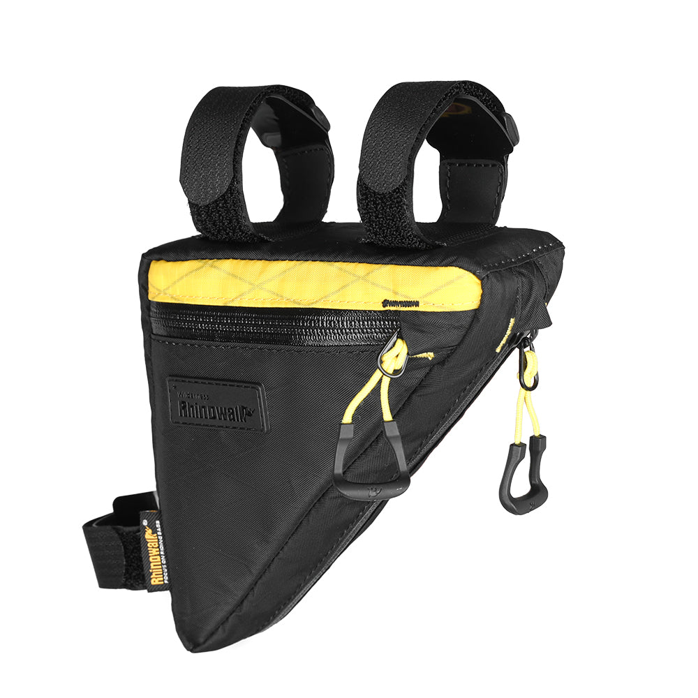 Rhinowalk Waterproof Bicycle Frame Bag - 0.9L Triangle Bike Bag - Triangle Bike Storage Bag with Zippers & Velcro Straps