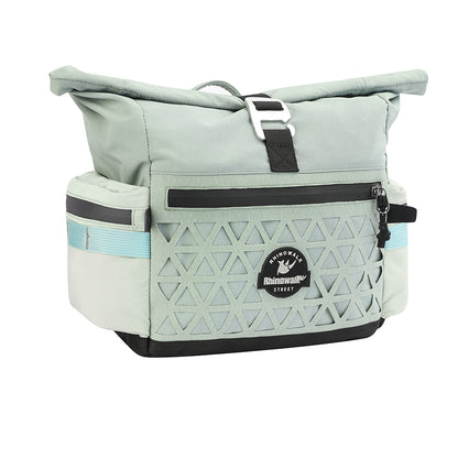 Rhinowalk Folding Bike Handlebar Bag 6.5L Quick-Release Urban Cycling  Waterproof with Rain Cover for Brompton Bikes