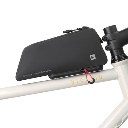 Rhinowalk 1L Fully Waterproof Bicycle Top Tube Bag | Quick-Release Hard Shell Triangle Bag BWJ0803