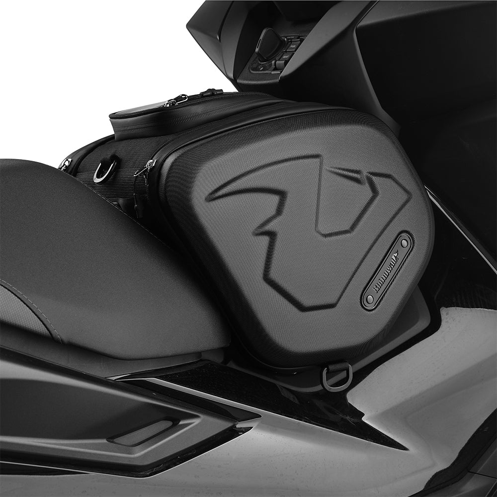 Rhinowalk Motorcycle Hard Shell Bag 16L Motorcycle Scooter Tunnel Bag With Rain Cover Shoulder Bag Suitable For Honda BMW YAMAHA MFT2311