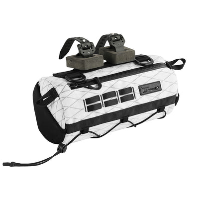 Rhinowalk Bike Handlebar Bag 2.8L with MOLLE System, YKK Zipper & Three-Point Fixation for Road Bikes