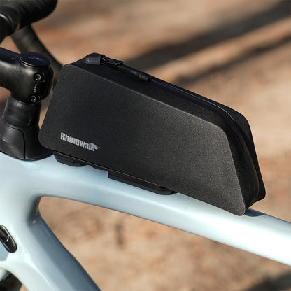 Rhinowalk 1L Fully Waterproof Bicycle Top Tube Bag | Quick-Release Hard Shell Triangle Bag BWJ0803