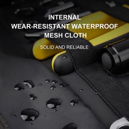 Rhinowalk Motorcycle Tool Roll Bag Portable Motor Saddlebags Side Tool Storage Bag Pouch Outdoor Travel Repair Working Tool MT103