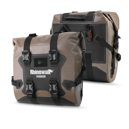 Rhinowalk Motorcycle Quick Release Side Bag 24L Waterproof 1 Or 2 PIece Motor Saddle Storage Bag With Support Board Air Valve MYS2406