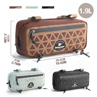 Rhinowalk Convertible Bike Handlebar Bag 1.9L - Multifunctional Sling Waist Pack for Folding/Road/Mountain Bikes BCT0209