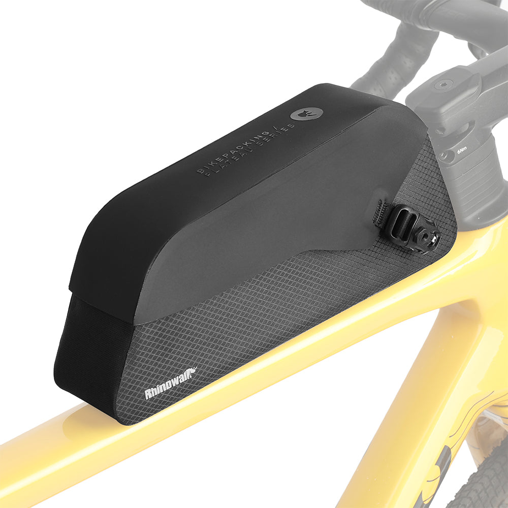 Rhinowalk Bicycle Top Tube Bag Waterproof 0.6L/1.0L/1.3L Magnetic Cycling Frame Bag for Road & Gravel Bikes