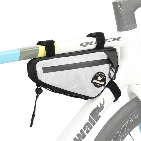 Rhinowalk Lightweight Water-Resistant Bike Frame Bag for Road/Gravel/Mountain Bikes