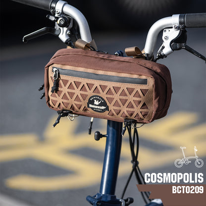 Rhinowalk Convertible Bike Handlebar Bag 1.9L - Multifunctional Sling Waist Pack for Folding/Road/Mountain Bikes BCT0209