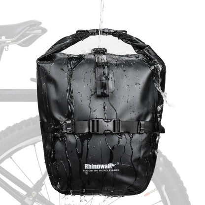 Rhinowalk Waterproof Bike Bag 20L/27L Travel Cycling Bag Basket Bicycle Rear Rack Tail Seat Trunk Bags bicycle bags & panniers  RK19662 RK19663