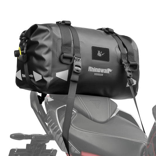 Rhinowalk Motorcycle Duffel Tail Bag 20L/40L/65L Waterproof for Commuting Touring & Long-Haul