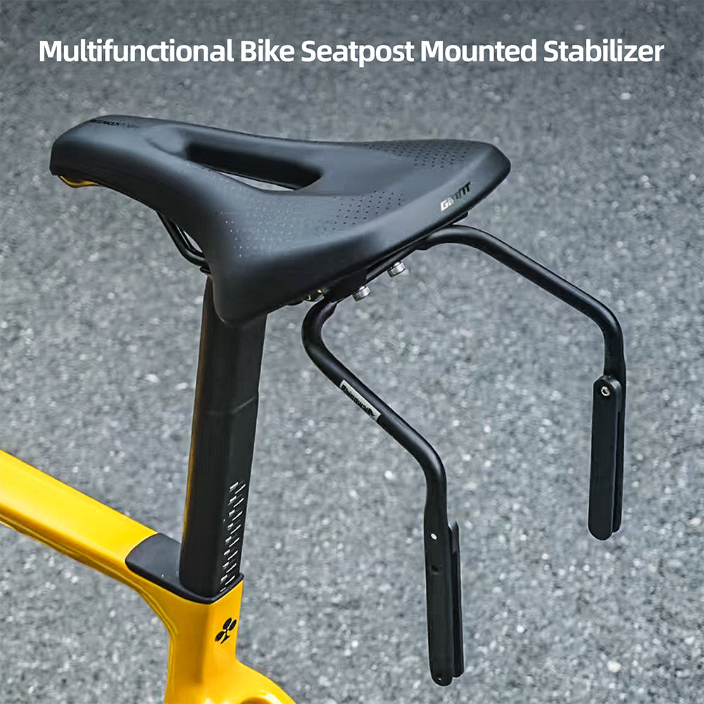 Rhinowalk Multifunctional Bike Seatpost Stabilizer – Saddle Bag Stabilizer & Water Bottle Mount Holder