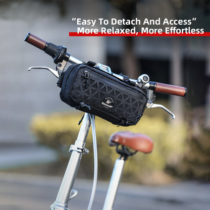 Rhinowalk Convertible Bike Handlebar Bag 1.9L - Multifunctional Sling Waist Pack for Folding/Road/Mountain Bikes BCT0209