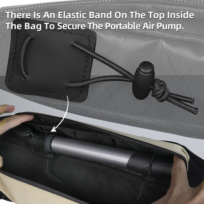 Rhinowalk Bicycle Frame Bag - Water-Resistant, Leg-Safe Design with Organized Storage for Cycling Essentials