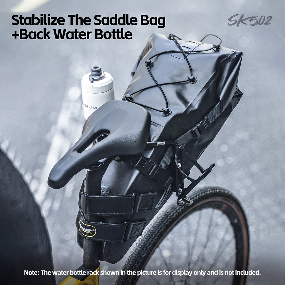 Rhinowalk Multifunctional Bike Seatpost Stabilizer – Saddle Bag Stabilizer & Water Bottle Mount Holder