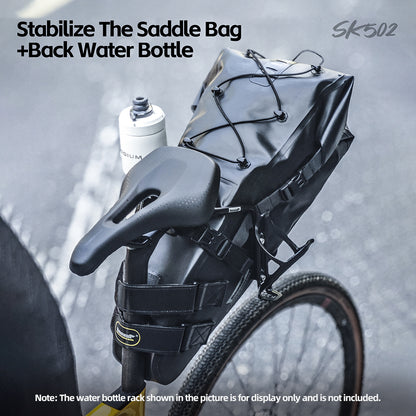 Rhinowalk Multifunctional Bike Seatpost Stabilizer – Saddle Bag Stabilizer & Water Bottle Mount Holder