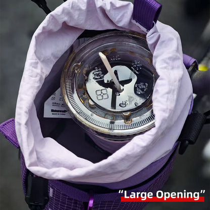 Rhinowalk Bike Handlebar Bag - Quick-Release Urban Cycling Waterproof Bag for Brompton Dahon Folding Bikes with Shoulder Strap