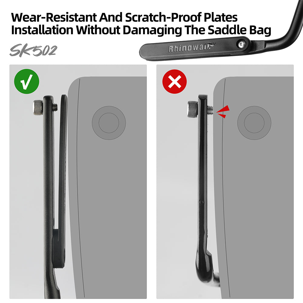 Rhinowalk Multifunctional Bike Seatpost Stabilizer – Saddle Bag Stabilizer & Water Bottle Mount Holder