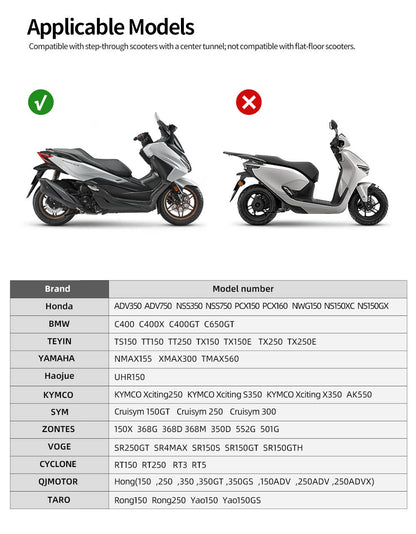 Rhinowalk Motorcycle Hard Shell Bag 16L Motorcycle Scooter Tunnel Bag With Rain Cover Shoulder Bag Suitable For Honda BMW YAMAHA MFT2311