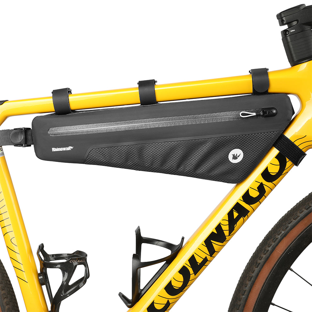Rhinowalk Bike Frame Bag Waterproof  2.6L Luggage Durable for Road & Mountain Bikes Plateau Series