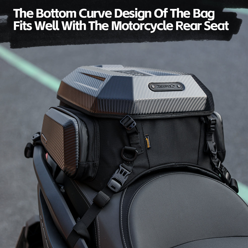 Rhinowalk Motorcycle Tail Bag Waterproof 23L-35L MFT2310