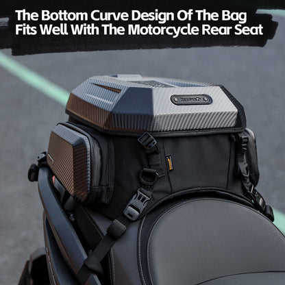 Rhinowalk Motorcycle Tail Bag Waterproof 23L-35L MFT2310