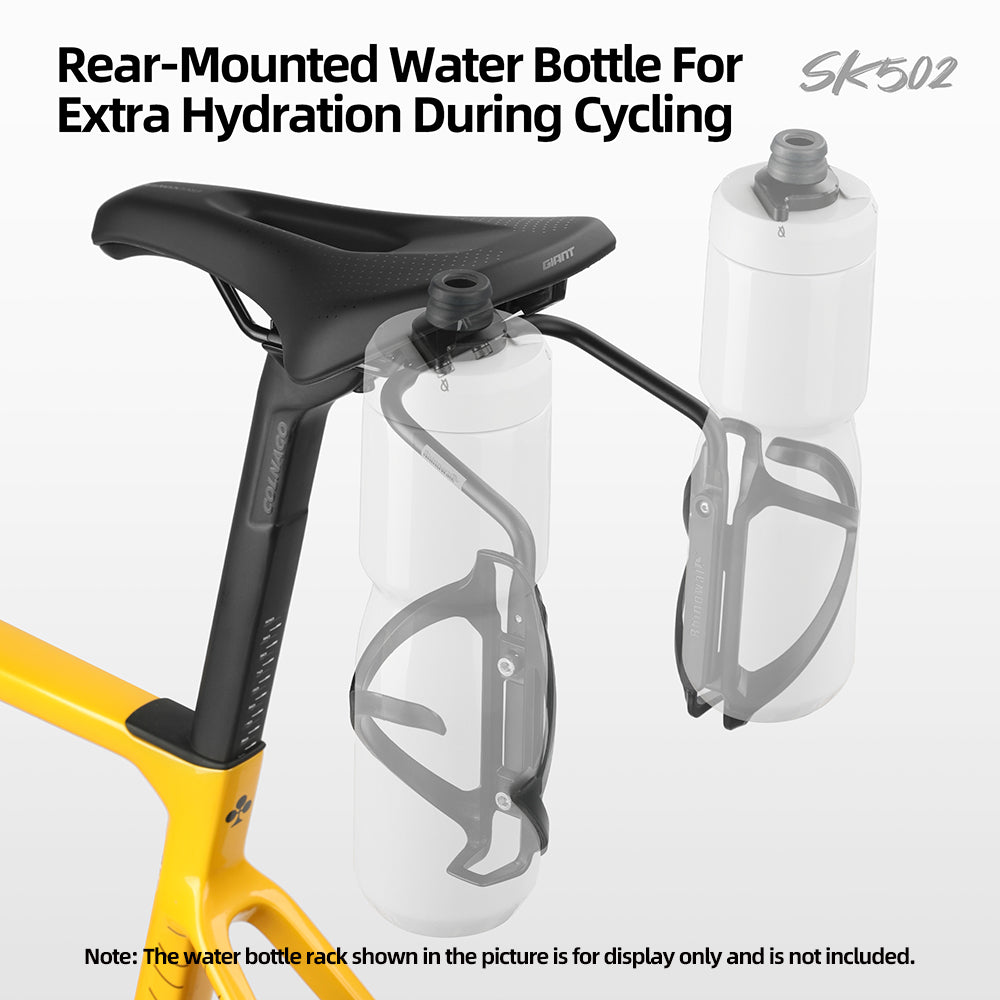 Rhinowalk Multifunctional Bike Seatpost Stabilizer – Saddle Bag Stabilizer & Water Bottle Mount Holder