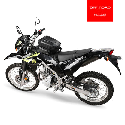 Rhinowalk Motorcycle Tank Bag, 15-18L Expandable Motorcycle Storage, Waterproof All Weather-Carbon Fiber Black MTR3001