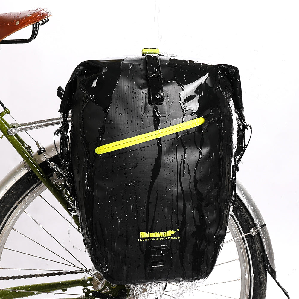 Rhinowalk Waterproof Bike Bag 20L/27L Travel Cycling Bag Basket Bicycle Rear Rack Tail Seat Trunk Bags bicycle bags & panniers  RK19662 RK19663