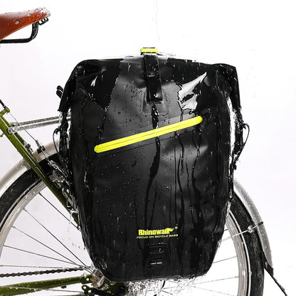 Rhinowalk Waterproof Bike Bag 20L/27L Travel Cycling Bag Basket Bicycle Rear Rack Tail Seat Trunk Bags bicycle bags & panniers  RK19662 RK19663