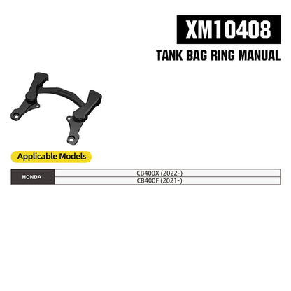 RhinoWalk 6.5L Expandable Motorcycle Tank Bag - Magnetic Quick Release & Anti-Theft Design MJX2011