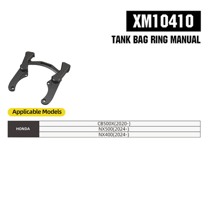 RhinoWalk 6.5L Expandable Motorcycle Tank Bag - Magnetic Quick Release & Anti-Theft Design MJX2011