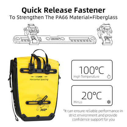 Rhinowalk Waterproof Bike Bag 20L/27L Travel Cycling Bag Basket Bicycle Rear Rack Tail Seat Trunk Bags bicycle bags & panniers  RK19662 RK19663